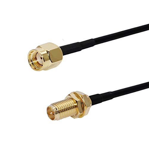 RP-SMA fêmea para RP-SMA SMA Antena RF Adaptagem Pigtail Adaptador Extensão Coaxial Cabo Cabo de Pigtail para antenas de rede/roteador/amplificador