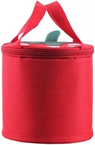 Home Kinnet Oxford Isolated Zipper Organizer Tote Lunchag Bag Cooler Red