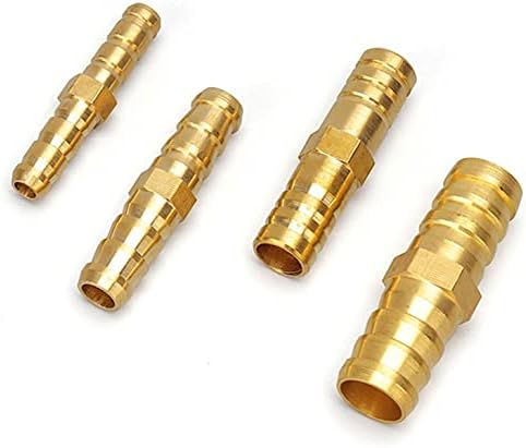 Brass Barb Pipe Pipe Casolador reto T Y x Forma 2 3 Conector de 4 Ways para 6mm a 19 mm 8mm 10mm 14mm 16mm 19mm Tubo de água