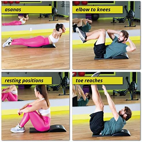 Solofit AB Exercício MAT - abdominal, sit up e core trainer almofada para gama completa Motion AB Workout - fornece suporte lombar,