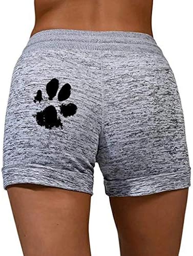 Dsodan Booty Shorts para mulheres com cintura elástica ioga Leggings