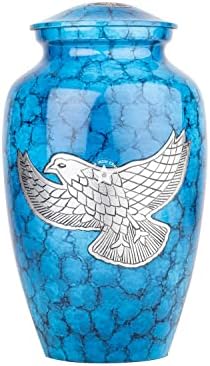 Águia pacífica grande urna para cinzas humanas adultos - bela cremação memorial urnas - star Índia artesanato