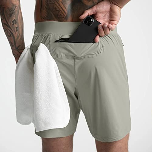 Xxzy shorts para homens, shorts atléticos de 5 de 5 treinos secos rápidos que executam shorts com shorts atléticos de