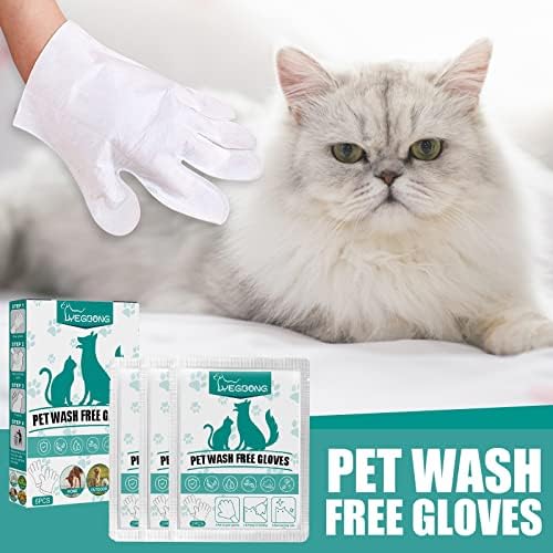 Luvas de limpeza descartáveis ​​para animais de estimação de Slakkenreis Luvas de limpeza de gatos de cachorro Desodorização