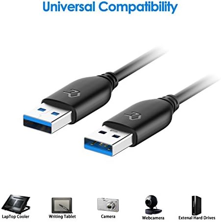 Rankie USB 3.0 Cable, Tipo A para Tipo A, 1 pacote de 6 pés