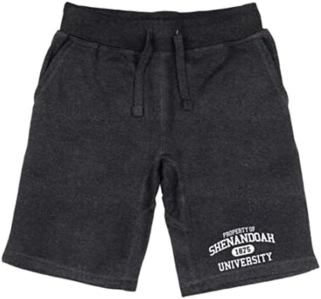 W República da Universidade Shenandoah Hornets Propriedade shorts de lã de lã de lã