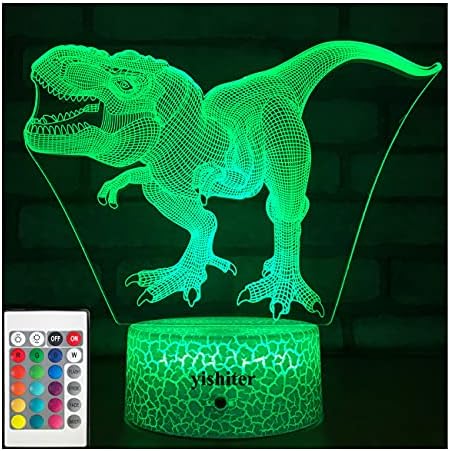 Yishiter Dinosaur Star projeção Luz + Luz de Dinossauros 3D