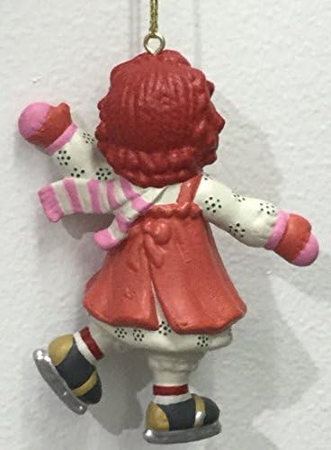 Raggedy Ann Skate Christmas Ornament para 2018