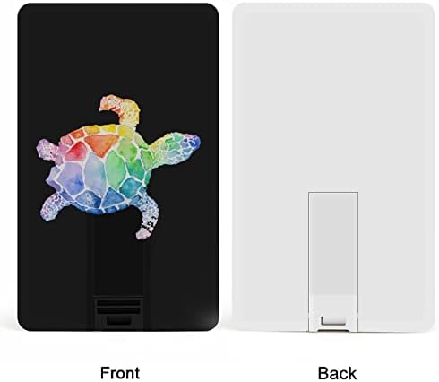 Tartaruga aquarela Tartaruga Rainbow USB Drive Flash Drive Design USB Drive flash Drive personalizado