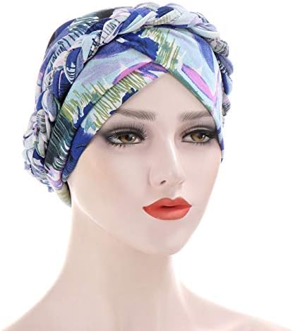 Womens Fashion Head Scondf Head embrulhando para quimioterapia paciente com perda de cabelo com califa