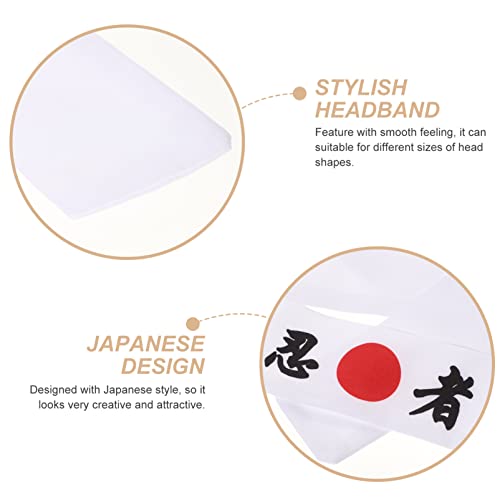 Bandeira japonesa karate bandana Bushido Hairband Sushi Chef Costume de cabeceira para cozinha de culinária esportiva