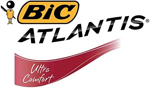 Bic Atlantis Ultra Comfort Ballpons Canetas, barris variados, 6 contagem