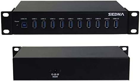 10 Porta USB 3.1 Gen I Hub - 10 polegadas 1u de montagem de rack