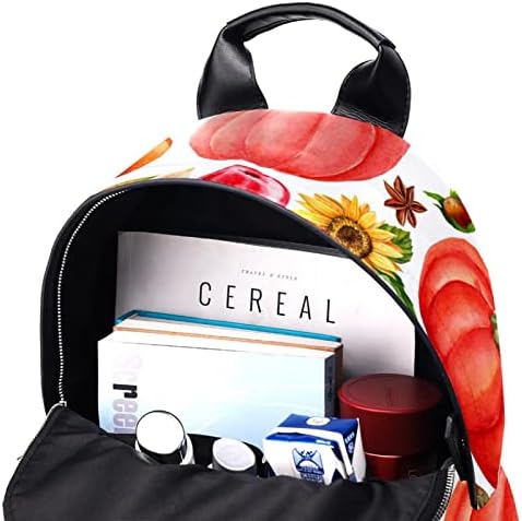 Mochila laptop VBFOFBV, mochila elegante de mochila casual bolsa de ombro para homens, colheita de girassol de abóbora no outono