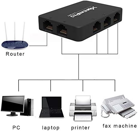 Xtrempro 5 -porta Powered 10/100Mbps Ethernet RJ45 Switch Hub - Black