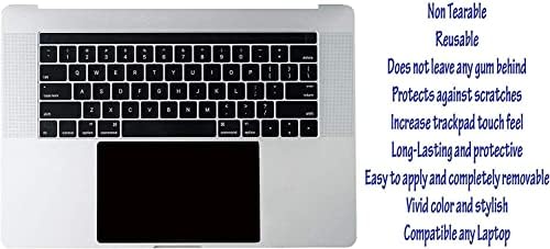 ECOMAHOLICS Premium TrackPad Protector para Dell Inspiron 17 3793-17,3 polegadas, touch black touch pad anti-scratch