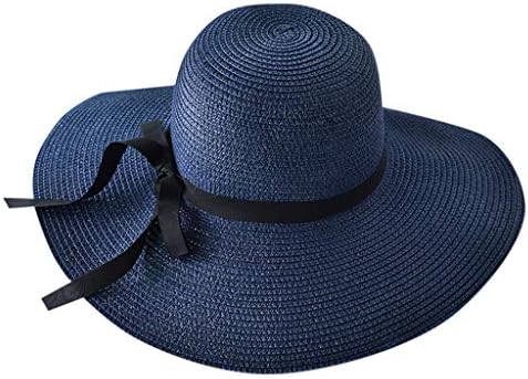 Chapéus de palha para mulheres larga chapéu solar mulheres verão verão palha chapéu de praia garotas largas branguela tampas de beisebol