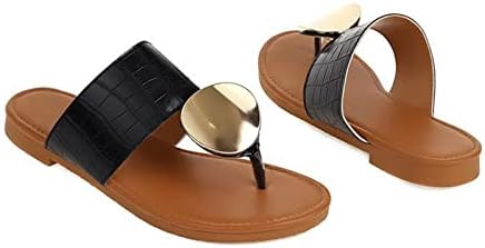 Sandálias para mulheres chinelos planos de todos os jogos não deslizam sandálias externas de cor sólidas flip-flop slides