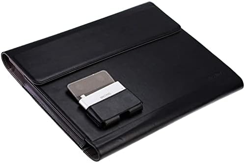 Broonel Black Leather Folio Case - Compatível com o laptop Samsung Galaxy Book2 15.6