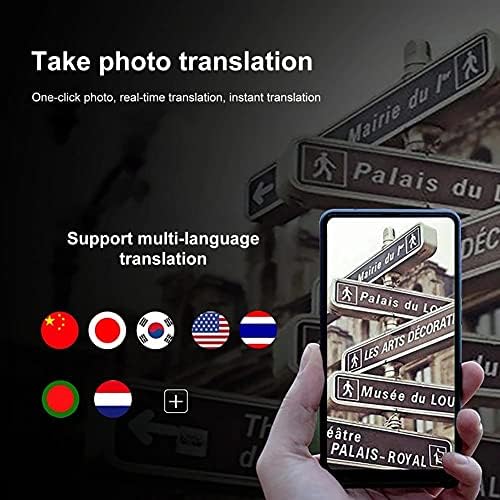 ASUVUD 5.0 ​​Recarregável conexão rápida Mini Voz portátil Multi-Language Translator para reunião de negócios no exterior