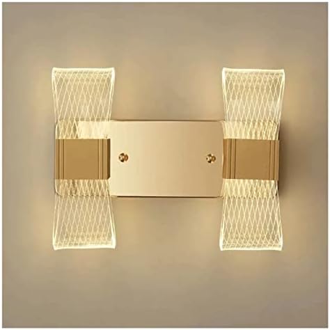 n/um lâmpada de parede de parede de ouro led de ouro nórdico iluminação de iluminação para refeições vivas banheiros de banheiro