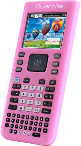 Guerrilha Tinspirepinksc Silicone Case for Texas Instruments Ti Nssire CX/CX CAS Calculadora, rosa