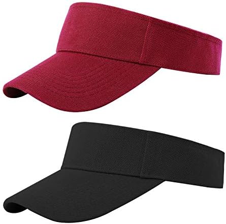 Cooraby Sports Sun Visor Hats Ajusta Capas de viseira solar para mulheres e homens