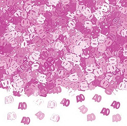 Shatchi 14g 40th Pink Party Birthday Party Glitz Table Confetti Sprinkles Decorações