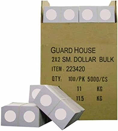 A Guardahouse Moeda vira para pequenos dólares, 100 contagem, papelão e mylar 2 x2 portadores de moedas de papel