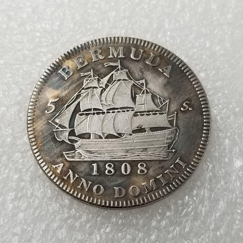 Réplica de 1808 moedas de réplica - Liberdade antiga de meia moeda de moedas American Coin Antiga Coin Comemorativa