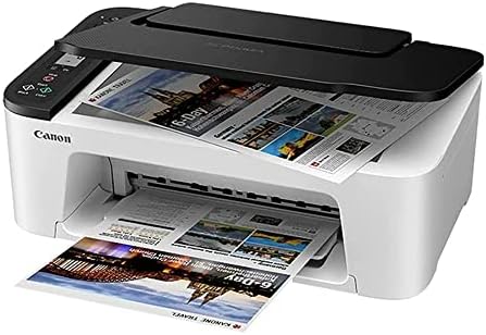 Canon Pixma TS Series Wireless All -in -One Color Jet Printer, White - Print, Scan, Copy - 4800 x 1200 dpi, impressão