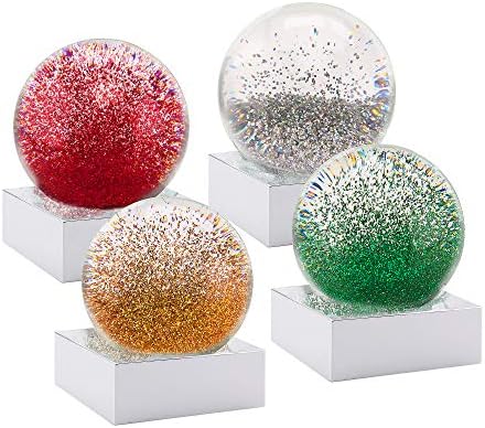 Coolsnowglobes mini jóias de Natal Conjunto de quatro
