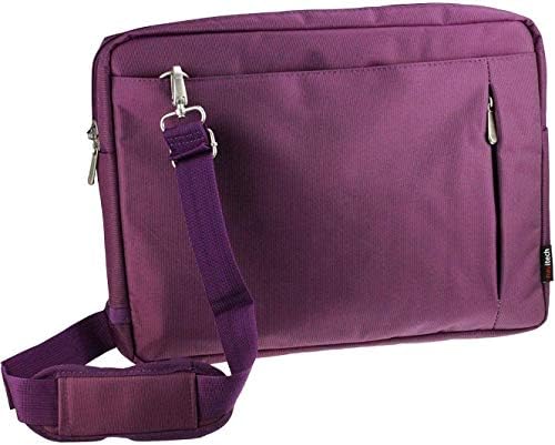 Navitech Purple Sleek Water Resistente Travel Bag - Compatível com Uauu 10,1 polegadas Android 12 comprimido