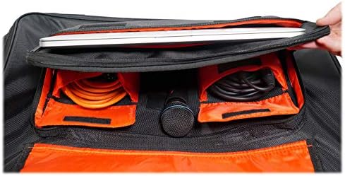 Rockville DJ Carry Case para misturadores/controladores/CD players/laptops+bolsa de engrenagem de bônus