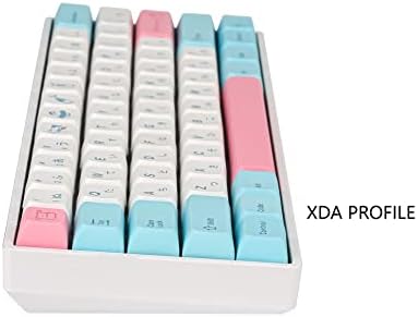 PBT Keycaps, 136 chaves XDA perfil de perfil S-S-publication Keycap Conjunto para teclado de jogos mecânicos de cereja MX