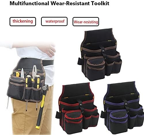MHYFC Belt cintion Caixa de bolso Tool oganizer Bolsa bolsos de alta capacidade que transportam bolsa de bolsa Home Tools