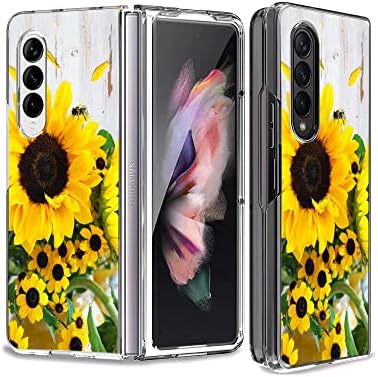 BCOV Galaxy Z Fold 4 5G Caixa, Blum Blossom Flower Anti-arranhão Caso Hard Solid Protective Tampa de telefone Shaok para