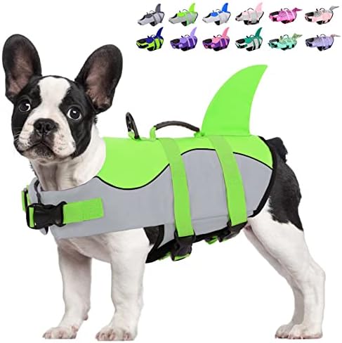 Koesson Dog Jacket Subarde, colete salva -vidas para cães para casaco de carrinho de estimação de pet -boates pequenas,