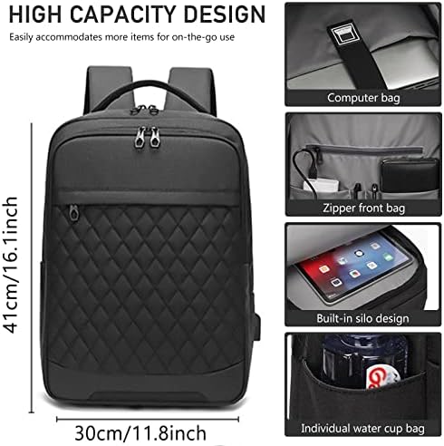 Mochila Xdalula Laptop - Mochila para mulheres Backpack de mochila elegante mochila com porta de carregamento USB, mochila