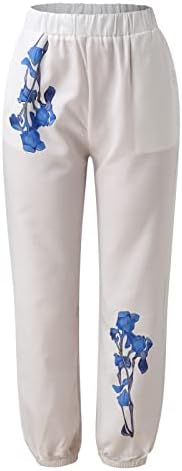 Calças de carga folgada de beuu de grande cintura larga pernas largas calças de pára -quedas