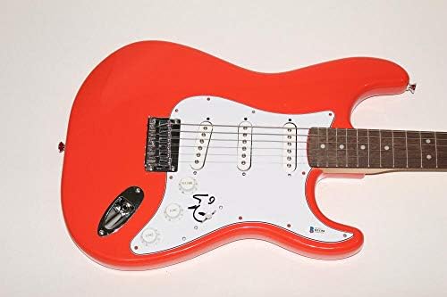 Lin Manuel Miranda assinou o Autograph Fender Electric Guitar - Hamilton Beckett