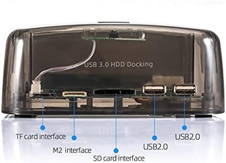 Yebdd USB 3.0 tudo em 1 HDD Docking Station Reader Slot IDE/SATA DUAL FUNÇÃO MULTI -FUNCH DO DISCURS