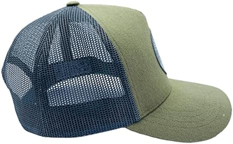 Sixhats Green Canvas Snapback Hat | Um tamanho se encaixa em todos | Chapéus por causa, verde e cinza, x-small-medium