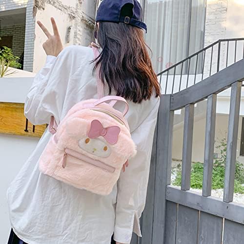 Bolsa de desenho animado fofa de rofolo com mochila de pendente de pelúcia para adolescentes, Acessórios de anime Kawaii Mini