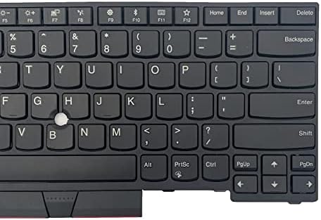 Teclado do layout dos EUA para laptop YHFShop para Lenovo ThinkPad E480 E485 T480S L480 L380 T490 （SEM POINTER RED）