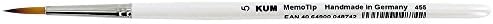 KUM 511.39.11 No.5 Memory Point Brush artesanal com ponta pontiaguda redonda