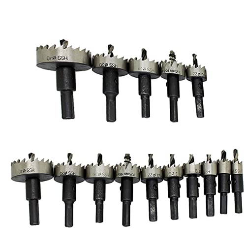 1PCS 20-50mm HSS Brill Brill Bursh Switter Cutter Drilling Kit Hand Tool para madeira de liga de metal de aço inoxidável