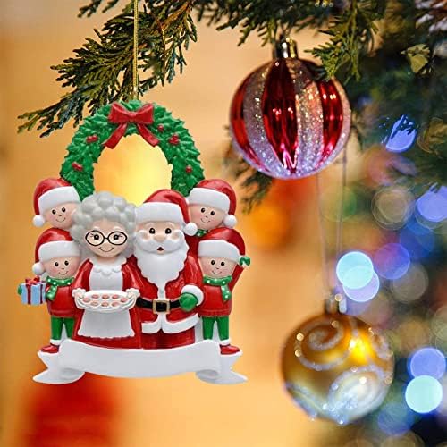 Ornamento personalizado para decoração de árvore de Natal em casa de neve personalizada Decorações de casa de férias