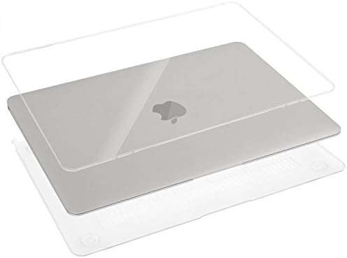 Mosis Plastic Hard Shell Caso Caso compatível com MacBook 12 polegadas com tela Retina, Crystal Clear
