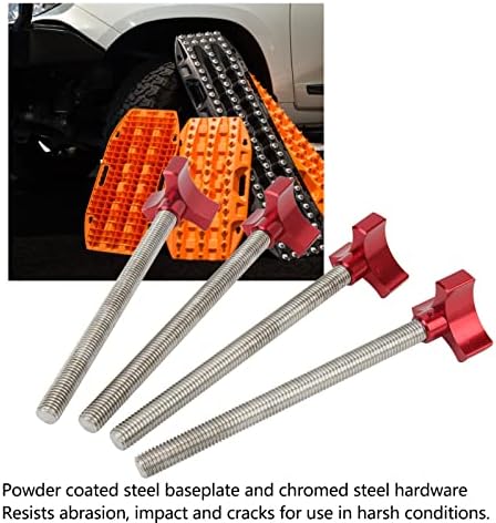 Kit de suportes de montagem de placas de desenho, kit de montagem de placa flexível à prova de choque universal para veículo offroad de longa duração vermelho